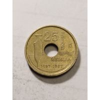Испания 25 песет Мелилья 1997