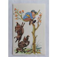 Открытка из СССР, 1968 г, Чистая. Жаль, что врач запретил мне есть свинину!