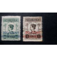 НИДЕРЛАНДЫ  \н15\ Нидерландская Индия  1921  королева Вильгельмина. надпечатка