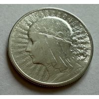 2 злотых 1934 г.  Польша.  Ядвига.  Серебро