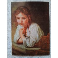 Дети. Рембрандт. Девочка у окна. Издание Германии