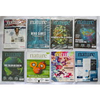 Nature (Природа), журналы, 8 шт. за одну цену. Сентябрь, октябрь 2015 г. Английский язык. Почти все журналы в оригинальной целлофановой упаковке (вскрыта). Хорошее состояние. См.описания лота.