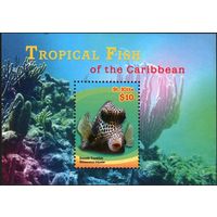2014 Сент-Китс 1439/B145 Морская фауна 9,00 евро