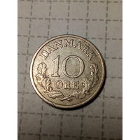 10 эре  Дания 1969 год