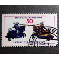 Марка Германия 1975 год Рыцарский турнир