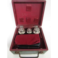 С рубля. Редкость. "Набор гирь эталонных для лабораторных, ювелирных, медицинских весов". В оригинальной упаковке. Гири. Гирьки. Завод им. София-Кофарджиев. Болгария. Ретро СССР. м.