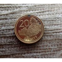 Werty71 Лесото 20 лисенте 1998