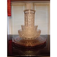 - Поднос-подтортник Конфетница Германия 1950-ые Цветочница и салатница СССР