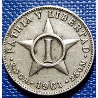 Куба 1 сентаво 1961 г.