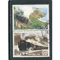 Япония. Железнодорожный транспорт. Паровозы, сцепка