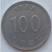 Южная Корея 100 вон 1988 г.