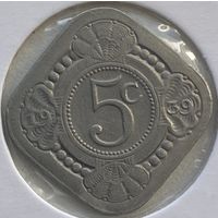Нидерланды 5 центов 1939 г. В холдере