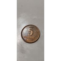Аргентина 5 сентаво 2007