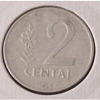 Литва. 2 цента 1991 года. (2)