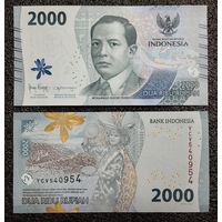 2000 рупий Индонезия 2022 г. UNC серия YC