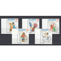Спорт. Олимпийские игры. Куба. 1996. 5 марок. Michel N 3899-3903 (5,5 е)