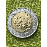 Ватикан 500 лир 1996 г