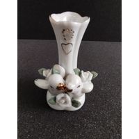 Вазочка Птички, высота 9 см. Германия