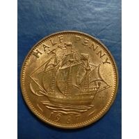 Великобритания 1/2 пенни 1967