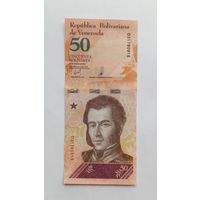 Венесуэла 50 боливаров образца 2018 года. UNC