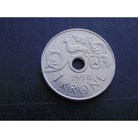 Норвегия 1 крона 1998 г.