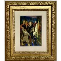 Стельмашонок В.И-Народный художник.Этюд,1968г.К/М. 21х27 см.