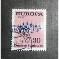 Марка Германия 1972 год Европа СЕРТ