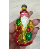 Елочные игрушки, стекло,дед мороз