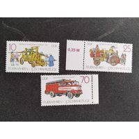 ГДР  1987  3 м пож.транспорт