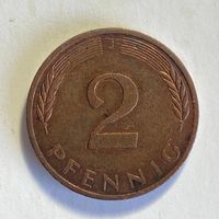ФРГ 2 пфеннига 1979 J