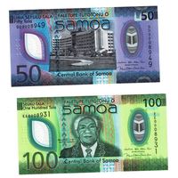 Самоа 50 и 100 тала 2025 года. Состояние UNC