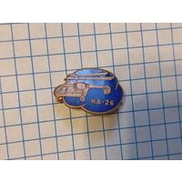 Значок вертолет Ка-26