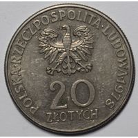 Польша, 20 злотых, 1978 год
