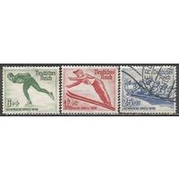 Германия(Рейх). Олимпиада Германия'36. 1936г. Mi#600-02. Серия.