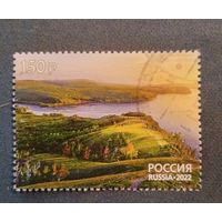 Россия-2022, 2962. Национальный парк Фауна Самарская Лука. Совместный выпуск с Азербайджаном. ПБ