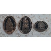 Значки Кижи архитектура.