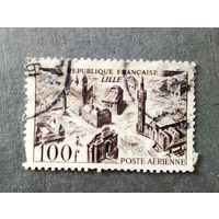 Марка Франция 1949 год Архитектура