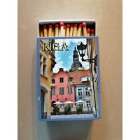 Латвия, города на спичечных коробках, Рига, 7 х 5 х 2 см, спички