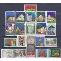 [2764] Лихтенштейн. 21 гашеная марка.