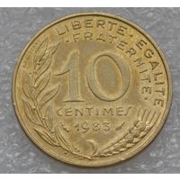 Франция, 10 сантимов 1983 г.
