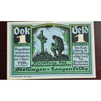 1922 год Германия 1 марка