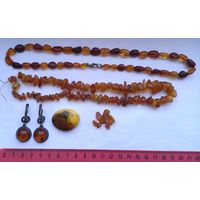 Винтажные изделия из янтаря