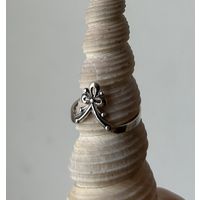 Кольцо серебряное СССР проба 875 звезда р 17 в 1,22