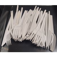 Вилки одноразовые и ножи. Много, одним лотом