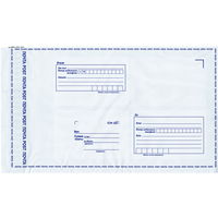Конверт почтовый пластиковый 65 мкм с клеевым клапаном и адресной сеткой 250х353 мм
