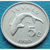 Тувалу. 5 центов 1985 год