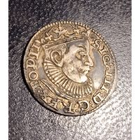 3 гроша 1589 г. Рига.