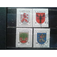 Латвия, 1997. Стандарт. Гербы городов