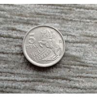 Werty71 Испания 5 песет 1997 Балеарские острова Всадник