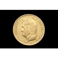 40 франков 1834 г. Франция, Луи Филипп I